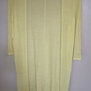 Chico's Soft Yellow Knit Cardigan